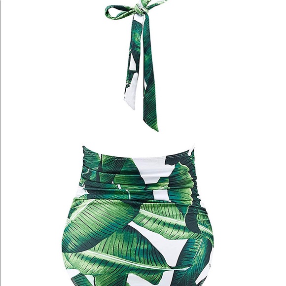 SOLD—- NEW sizeXL Halter One Piece Swimsuit - Picture 2 of 9